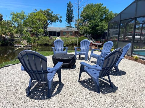 Enjoy a hotdog roasted on the fire or s’mores at the end of a fun day in the sun!
