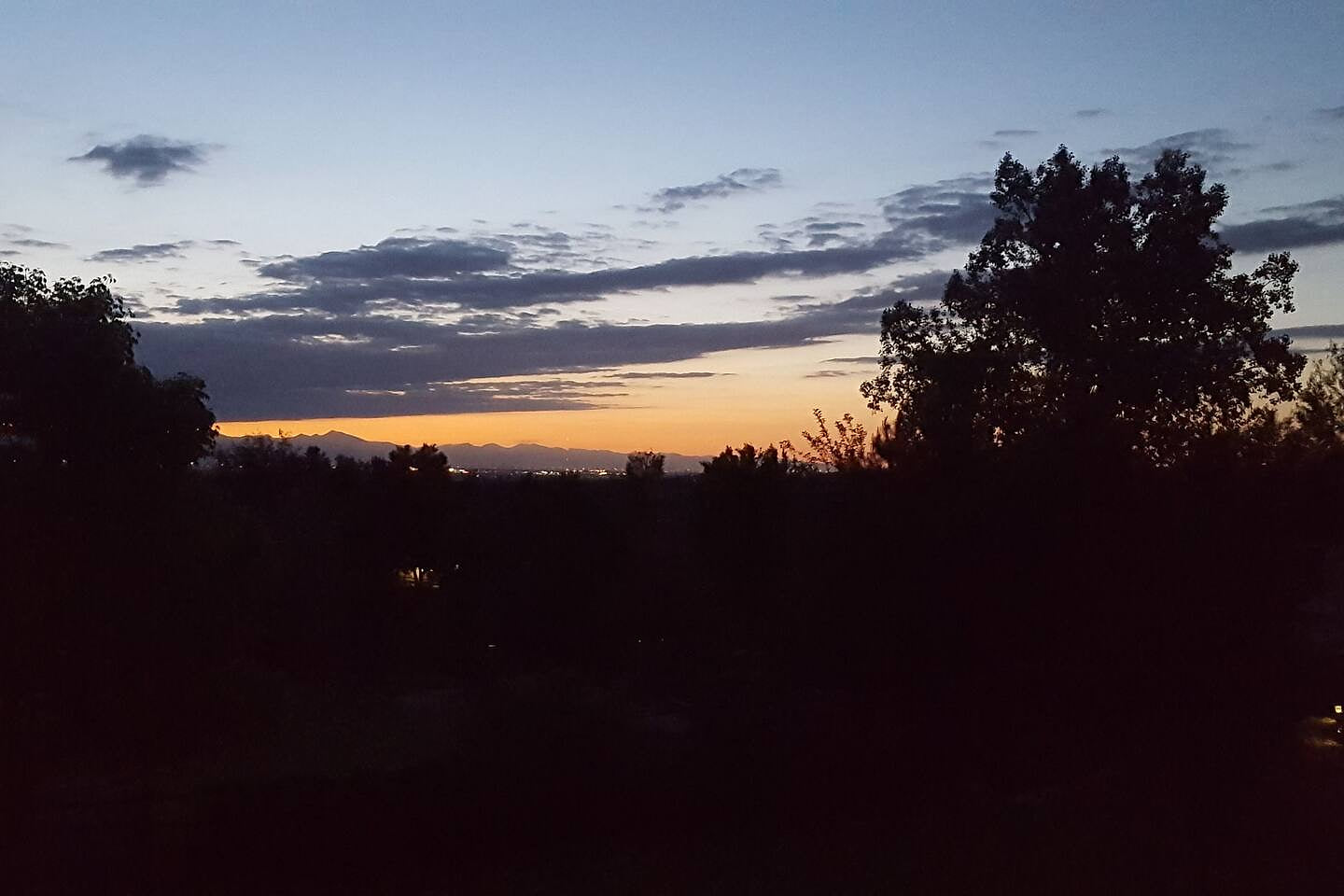 Watch the sun set from the yard as you relax from your day.