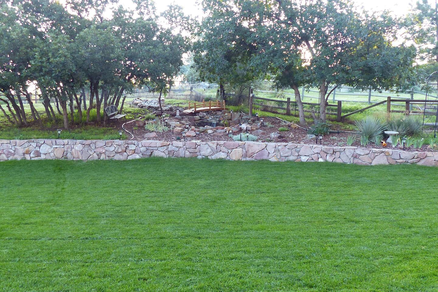 Peaceful and relaxing backyard