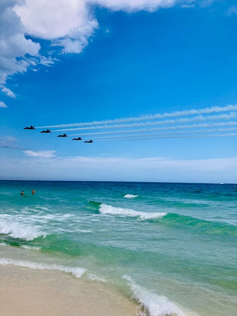 Blue Angels flying over the gulf! 