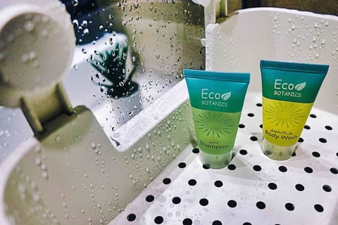 Luxury is in the details. Our complimentary toiletries are designed to make your stay as comfortable and enjoyable as possible. From shampoo to shaving kit, we've got you covered. #luxurytravel #complimentaryamenities