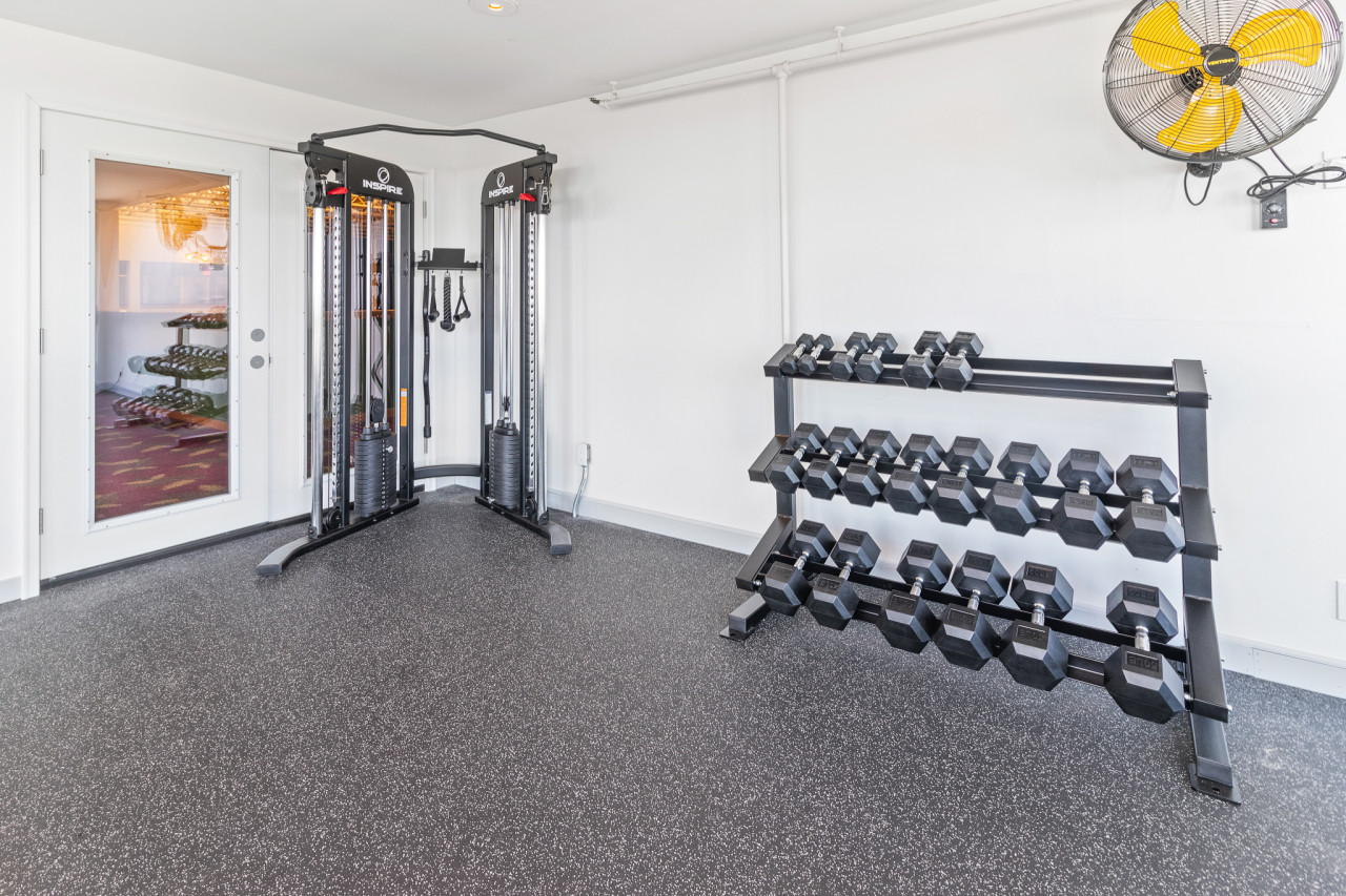 New workout space at Mountain Lodge (2024)