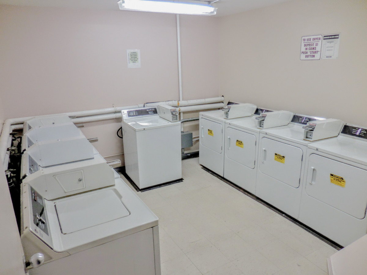 Laundry facilities located down the hall (Bring coins)