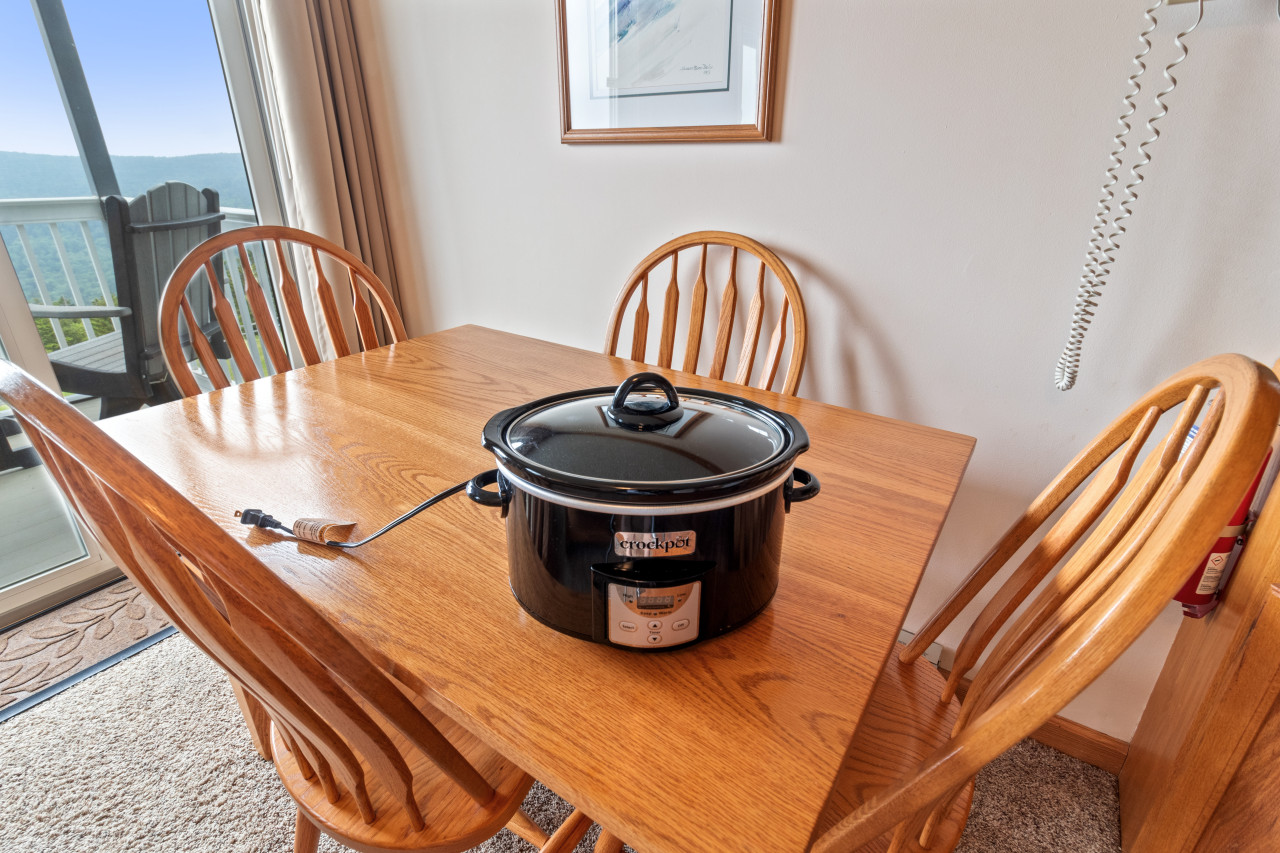 The unit has a crockpot