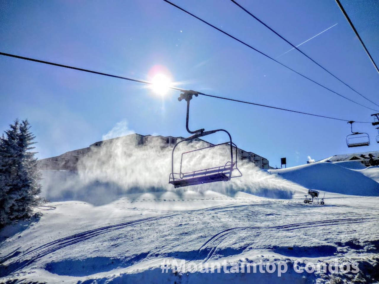 View of Mountain Lodge from the lift