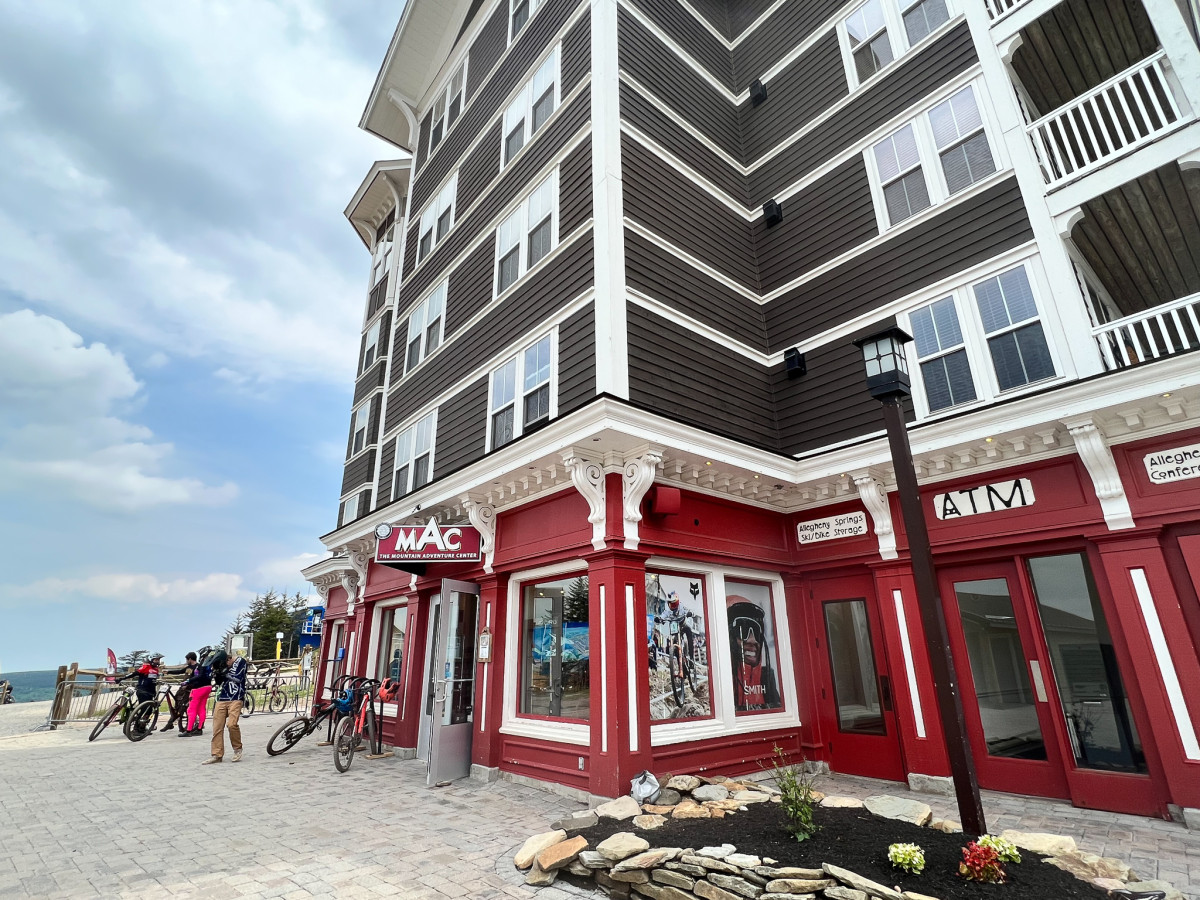 Closest rental equipment shop to Mountain Lodge is right around the corner