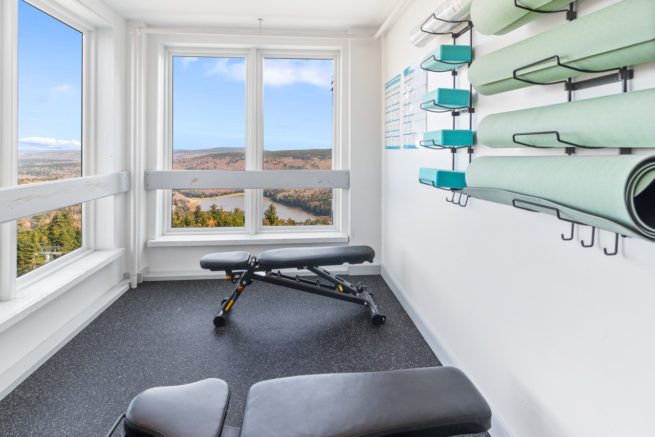 Brand new workout space at Mountain Lodge (2024)
