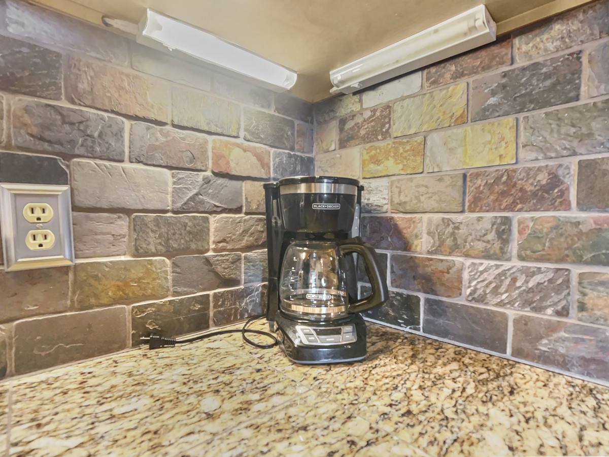 This unit has a drip coffee pot