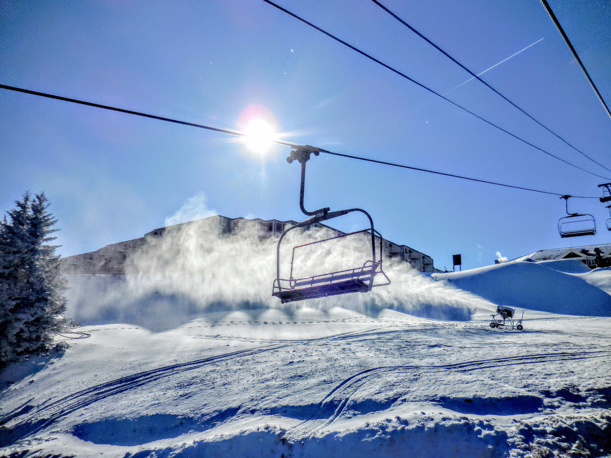 View of Mountain Lodge from Ballhooter Lift