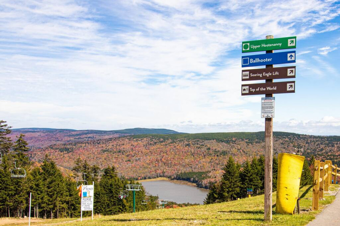 Mountain Lodge Back Yard