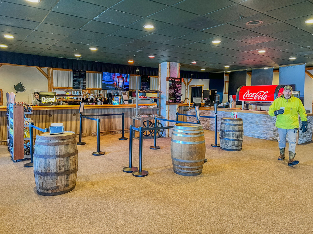 The Basin food court located in the lower level of Mountain Lodge