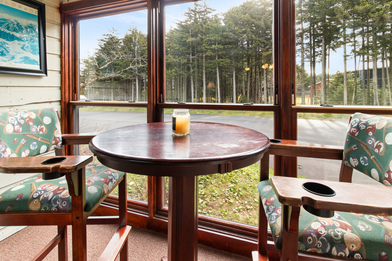 Enclosed Balcony with Seating