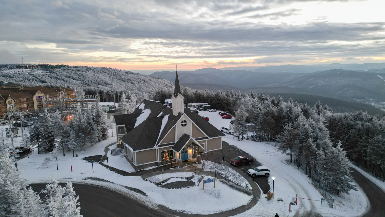 Church is located across the street