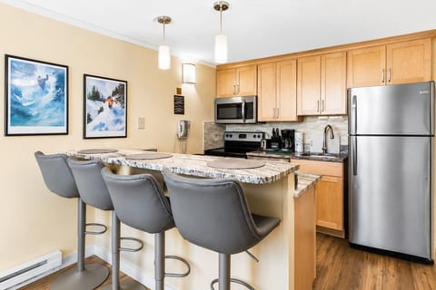 Brand new fully-equipped kitchen with all the essentials for cooking and dining in.