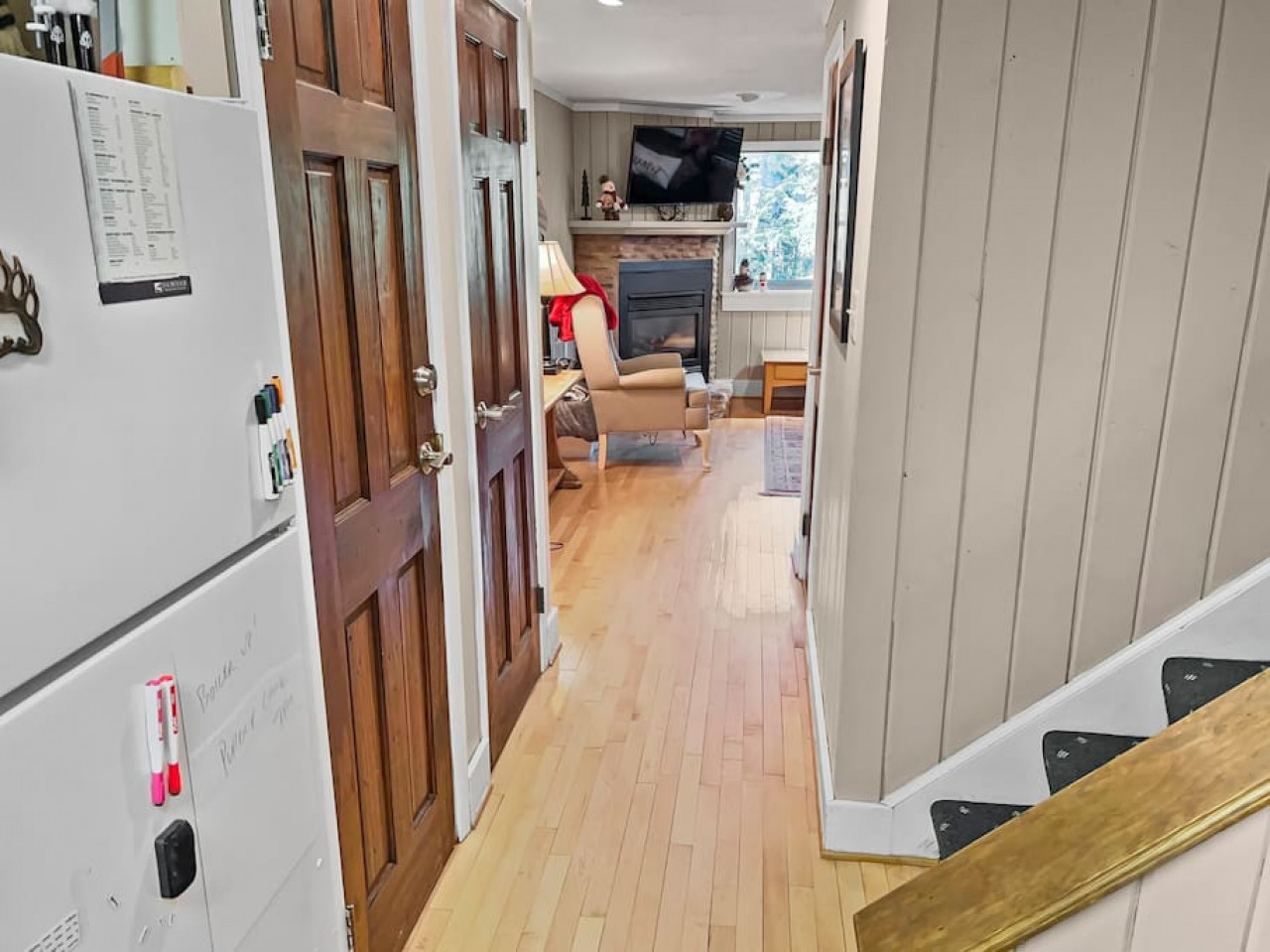 View from Kitchen to Living Room