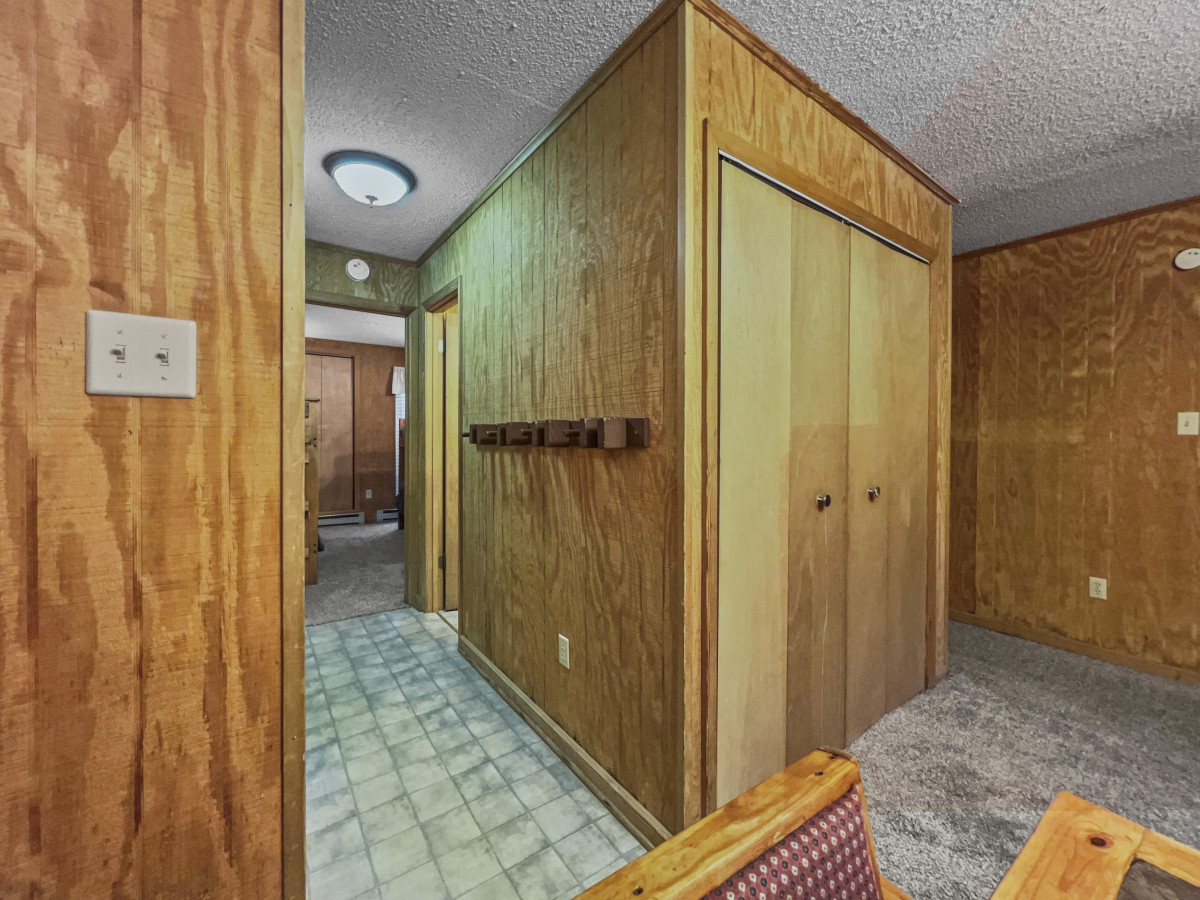 Hallway with Ski Rack