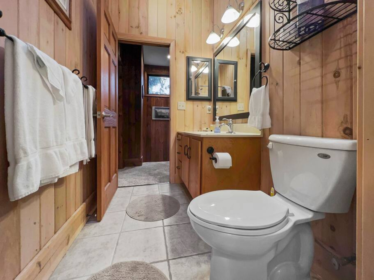 Upstairs hallway bathroom