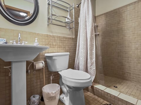 Tiled shower