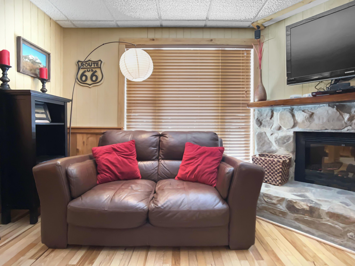 Sit by the fire after a day on the slopes