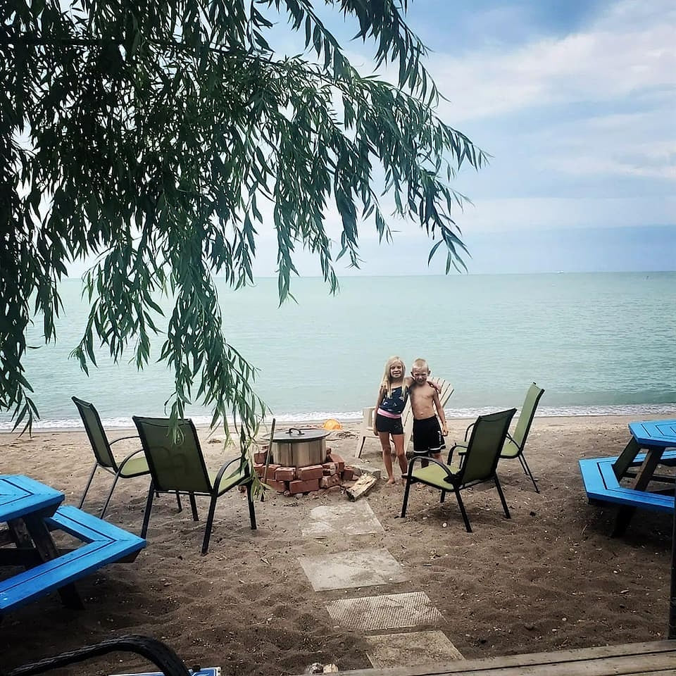 Fire Pit on the Beach