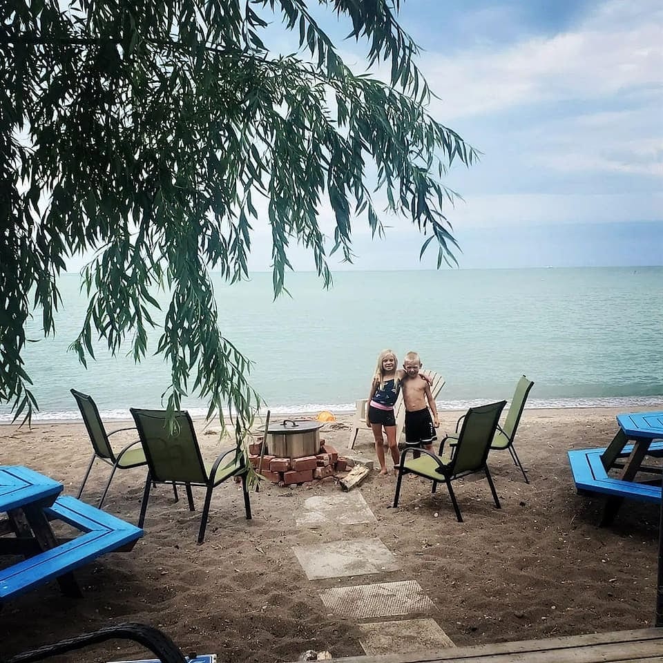 Fire Pit on the Beach