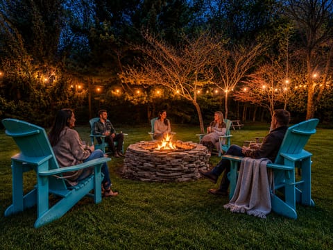 The best time is gathering with friends and loved ones around the fire