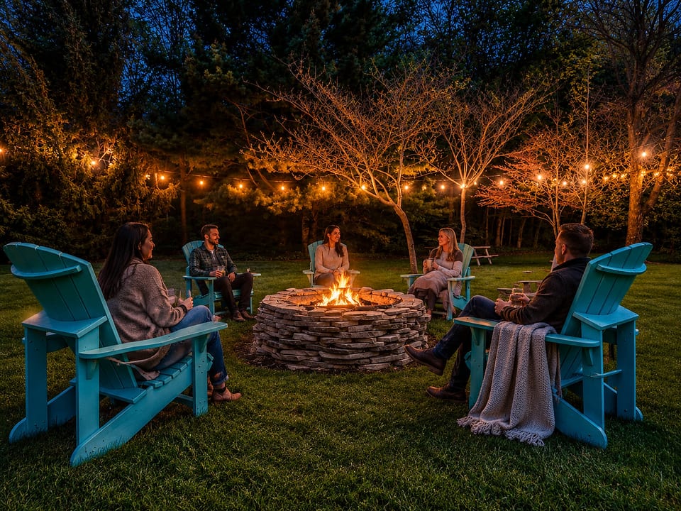 The best time is gathering with friends and loved ones around the fire
