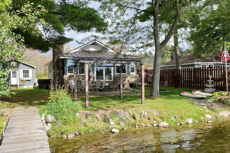 Main Cottage looking from the Lake. Gorgeous views abound!