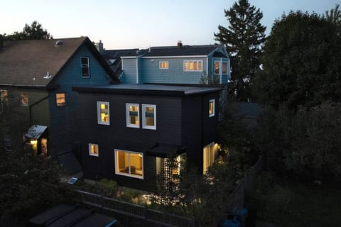 The guest house is your own separate place, tucked in among the surrounding gardens and trees on Munjoy Hill.