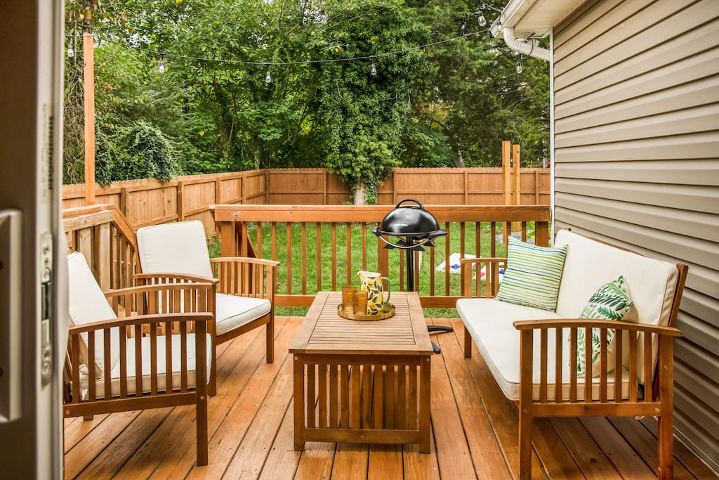 Back deck | Electric BBQ 