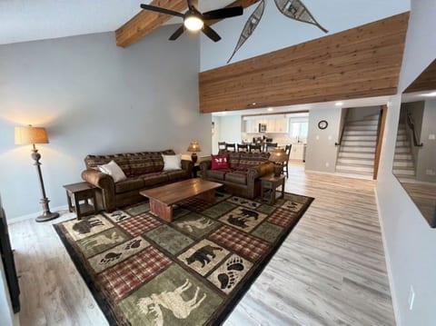 Open-Concept Great Room, Dining Room and Kitchen - Plenty of space for everyone to spread out