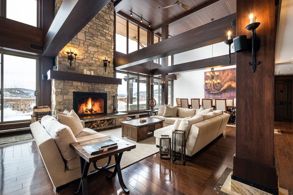 Penthouse, 9 Schlafzimmer Ski-in/Ski-out, Schritte zum Dorf - Mont-Tremblant