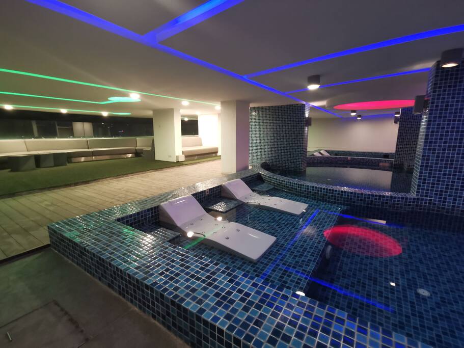 Indoor Jacuzzi and Sauna is currently closed for repair.