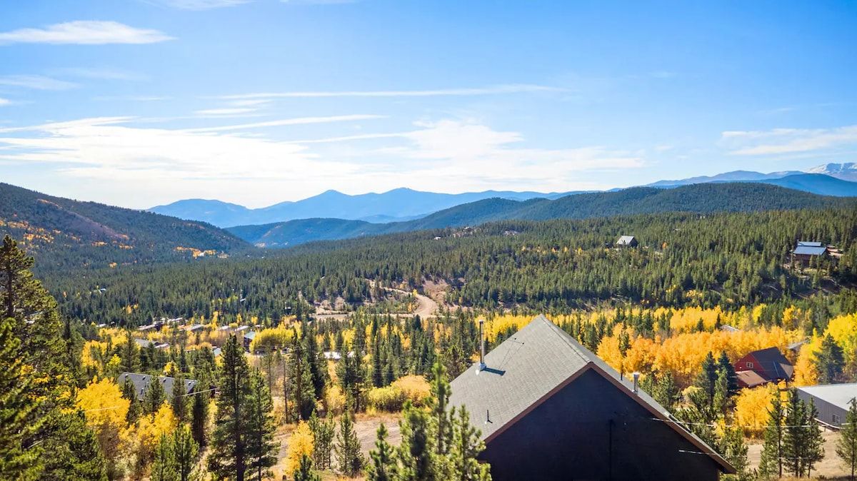 Views that can be seen from inside the home and off of the deck with the hot-tub.