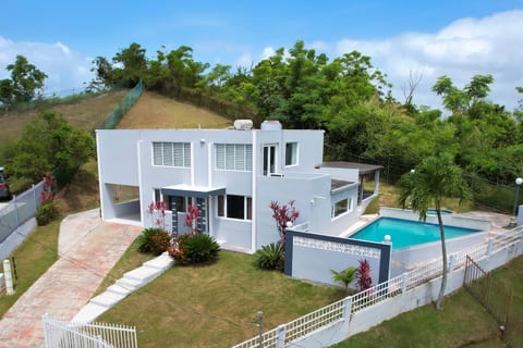 Puerto Rican Retreats - Hillside Oasis with Private Pool & Mountain Views