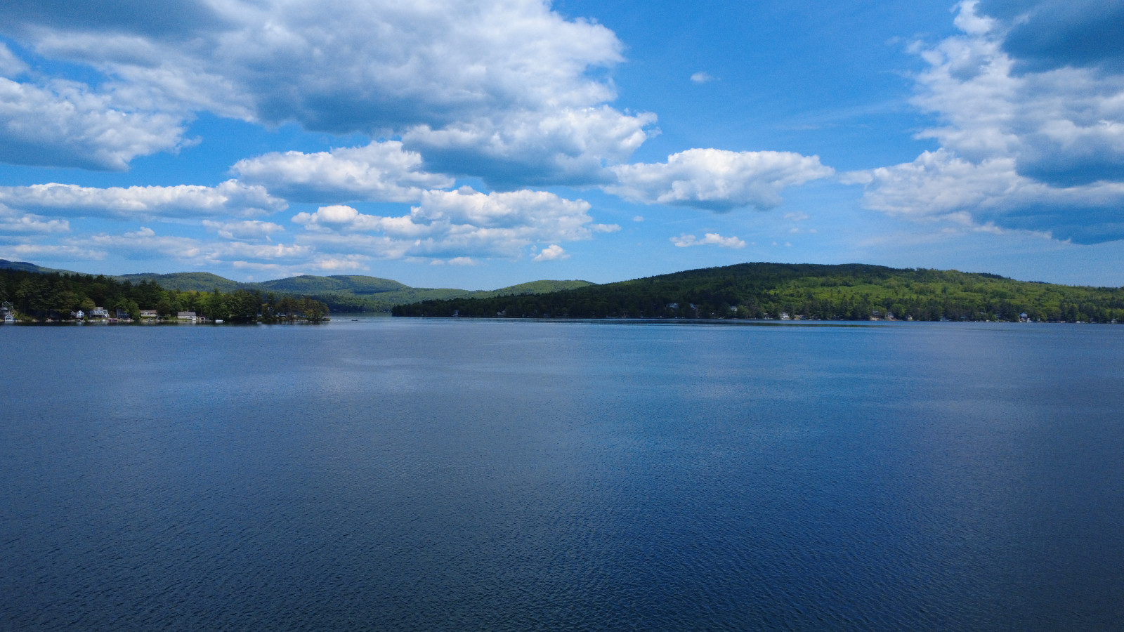 Stunning Unobstructed View from the Deck Stunning Unobstructed View from the Deck - Merrymeeting Lake - New Luxury Waterfront Home w/ Private Dock & A/C - New Durham