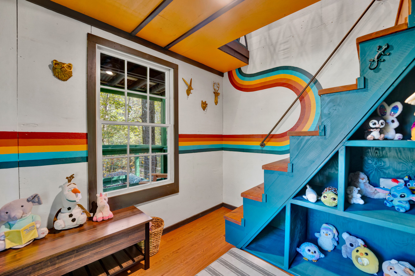 Let your imagination run wild as you play with the stuffed toys in the Tree House — fun and cuddles for all ages!