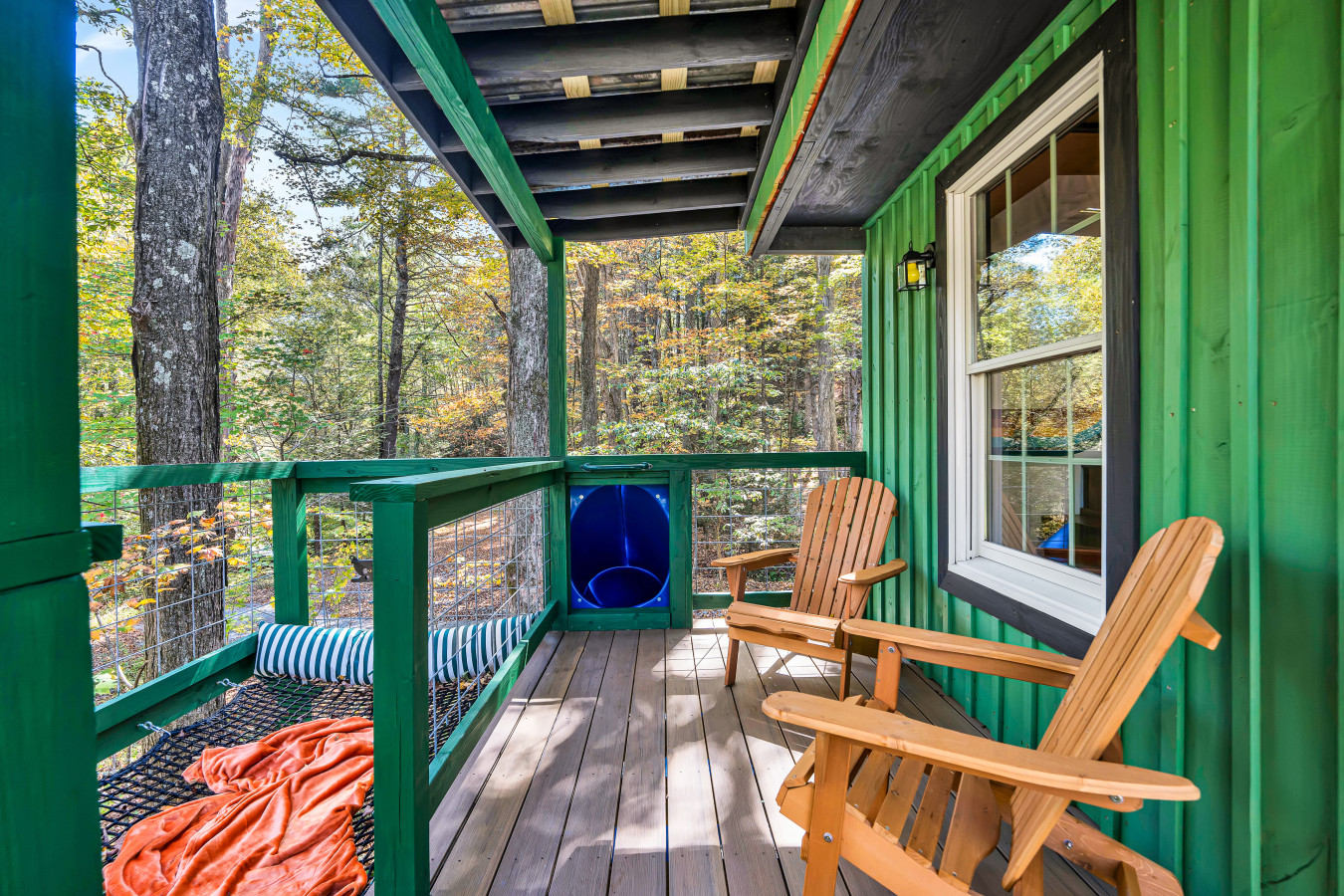 Enjoy the breathtaking views from the level of the Tree House.