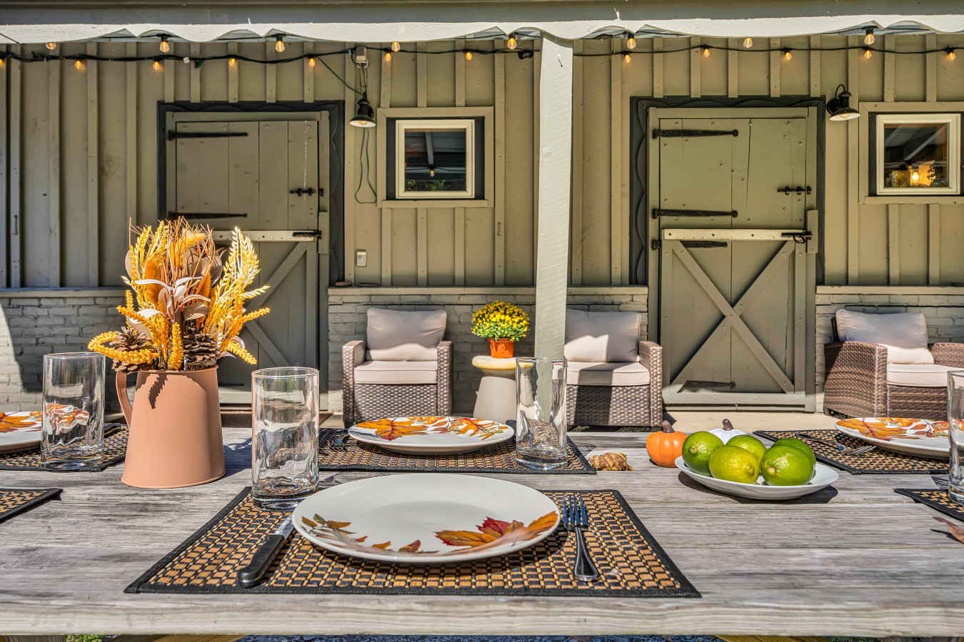 Enjoy a meal under the open sky with alfresco dining — the perfect way to savor delicious food and great company.