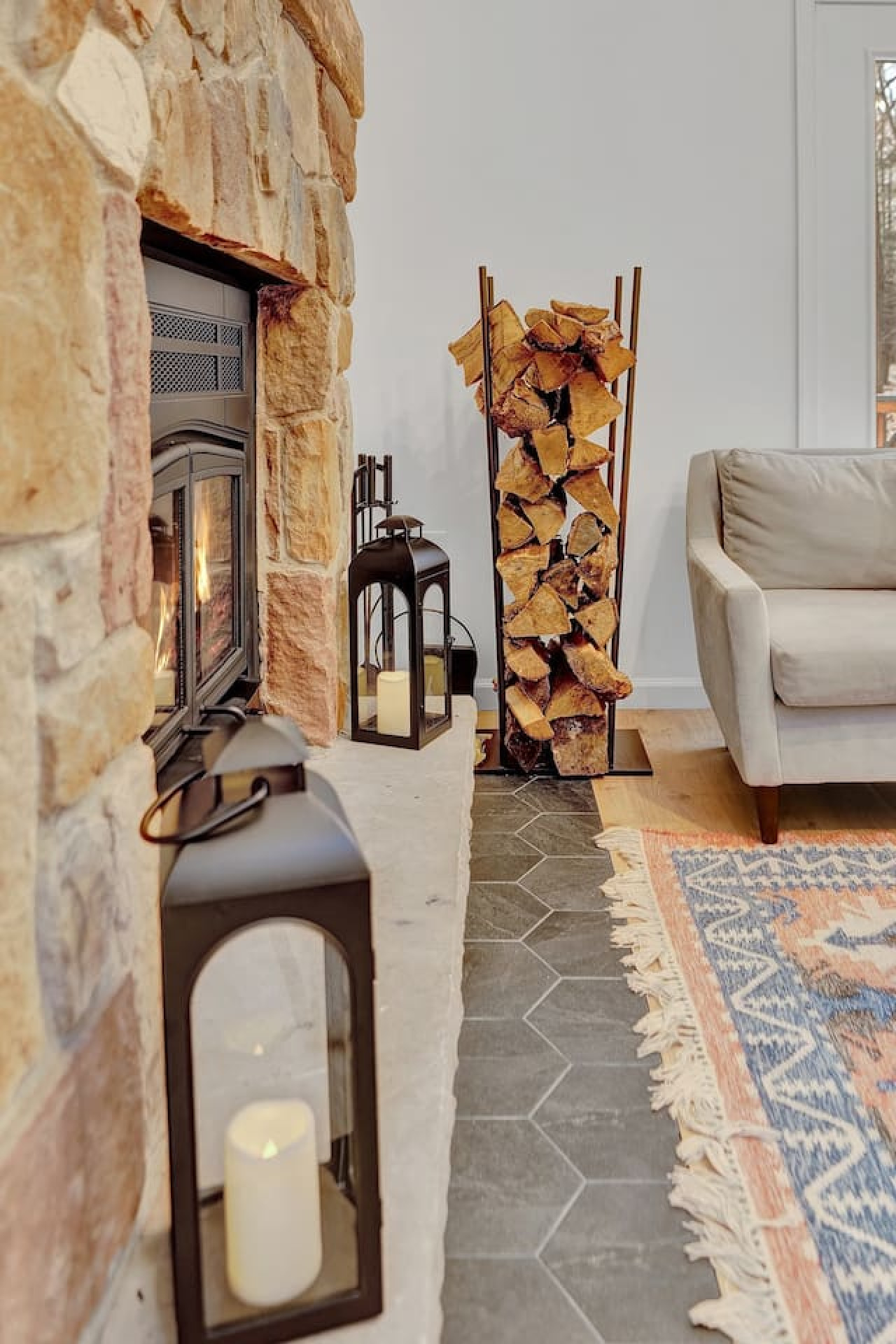 Help yourself to our firewood.