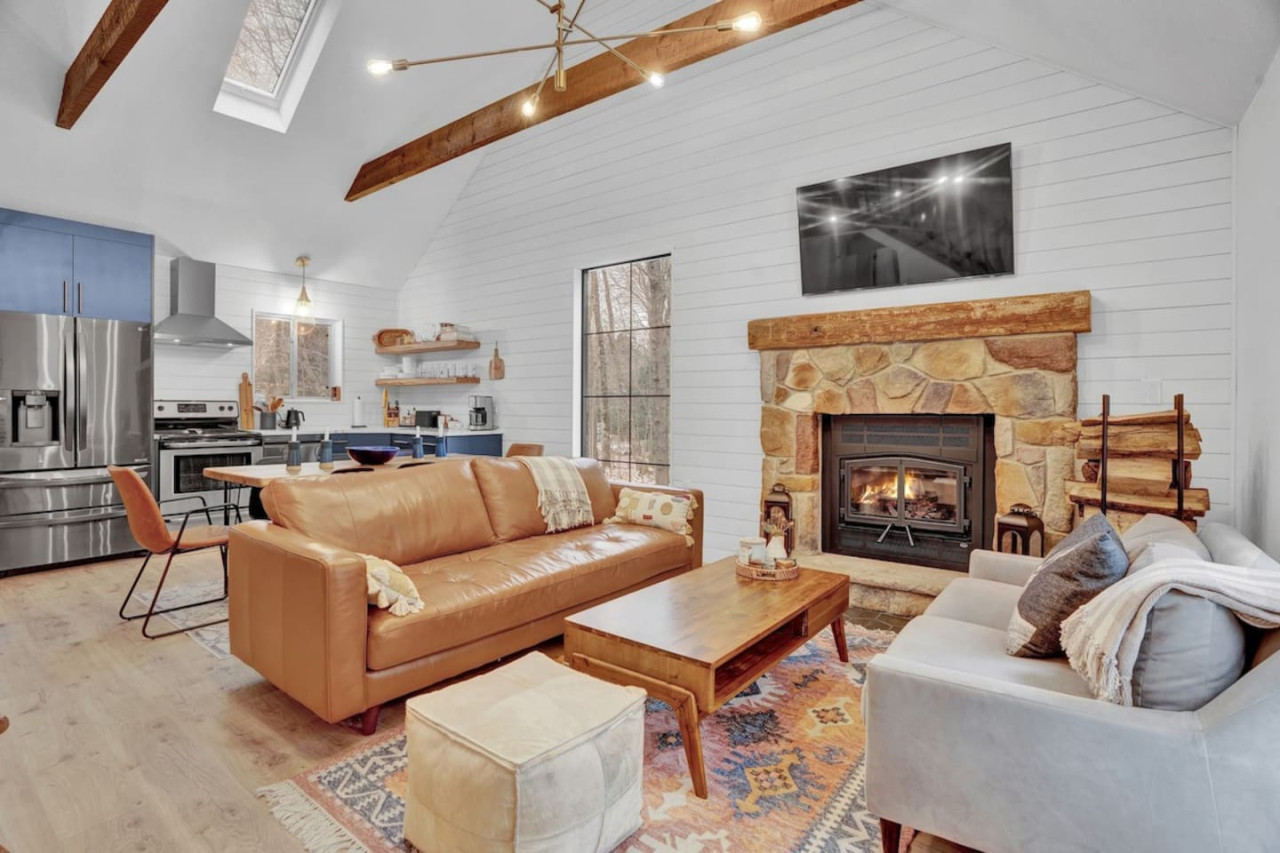 Your place to sit and relax next to a fire.