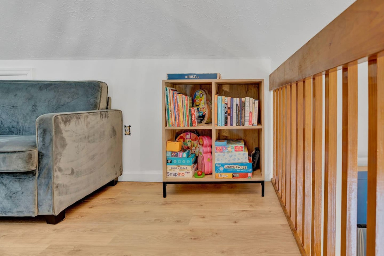 Our loft pull out couch.