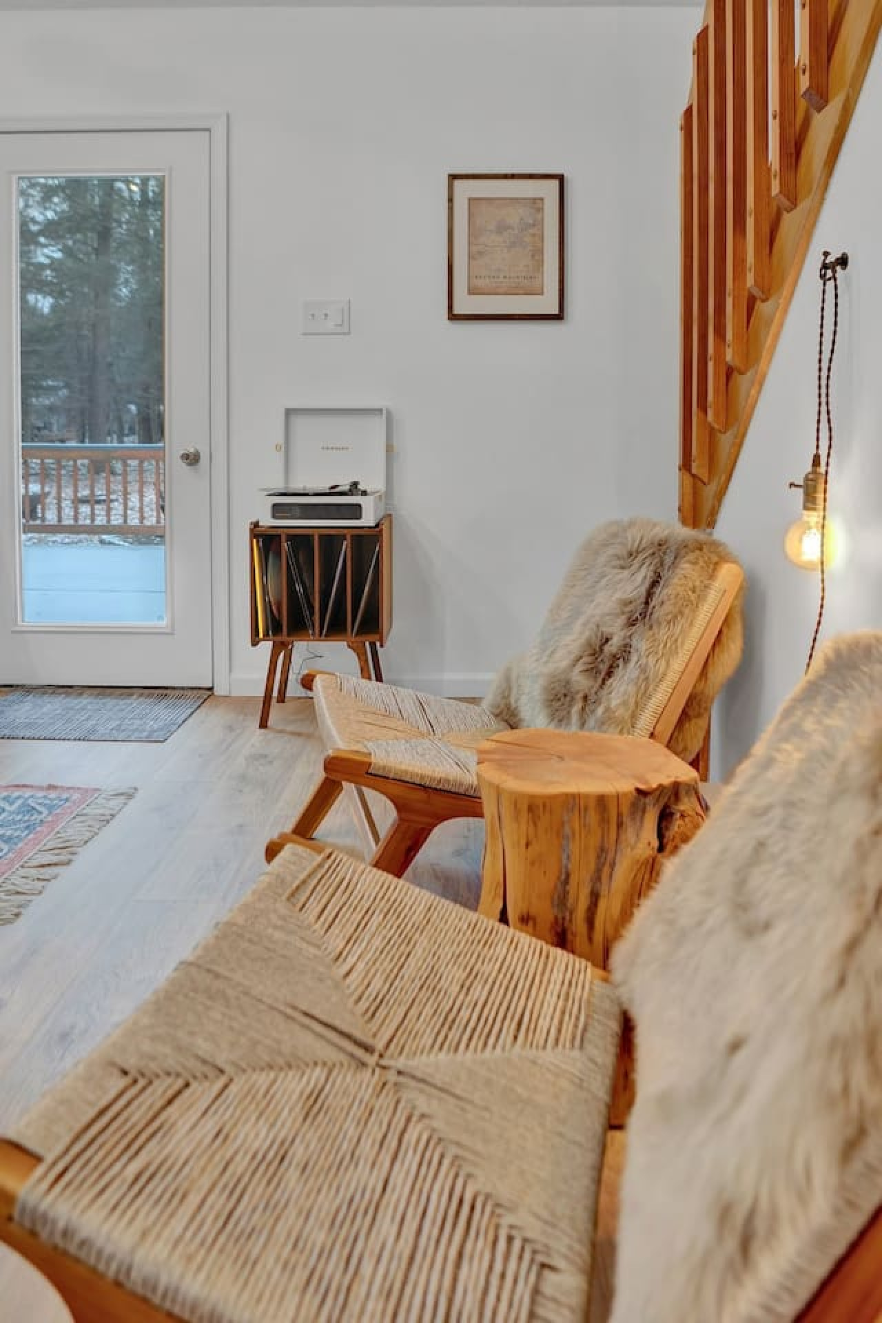 Share a cup of coffee and listen to an old school record.