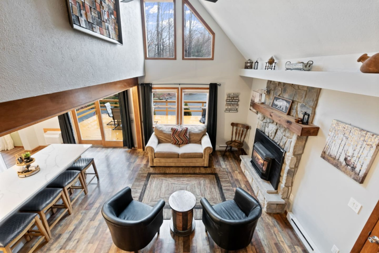 View from the stairs