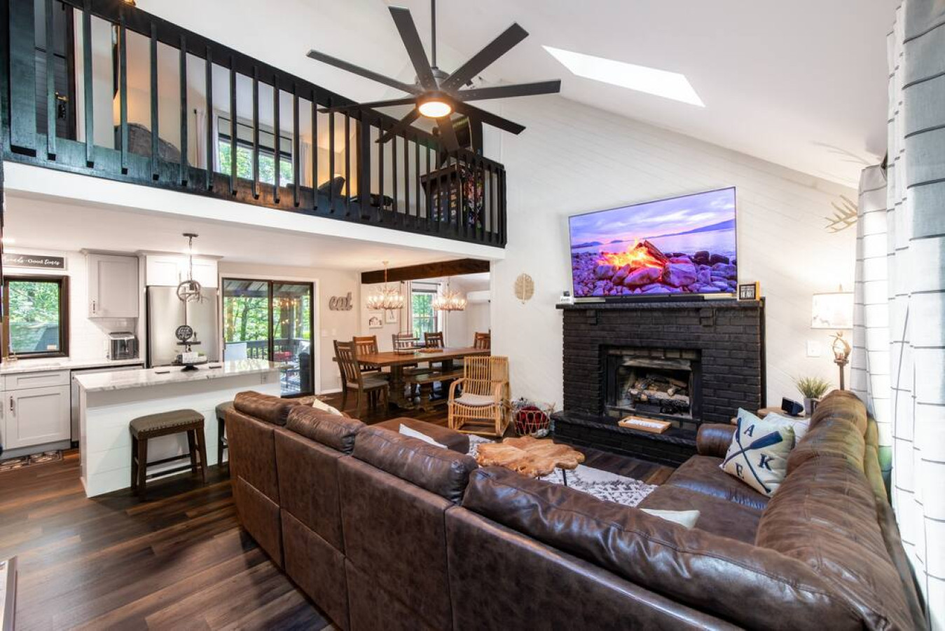 View as you walk into our open concept floor plan