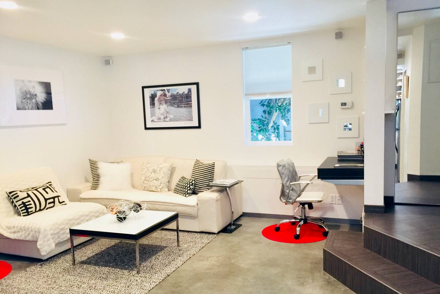 'From the first moment, this place is a charm. Very clean. Quiet and cozy. Two steps down and you'd never know you're in the city and across from a school. Truly an oasis. Plenty of street parking. Great amenities. Felt like home. Would love to return for longer!'~ Sandee, 2017