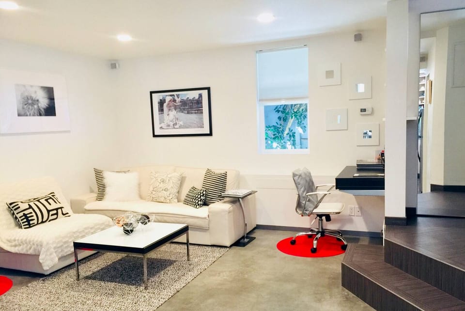 'From the first moment, this place is a charm. Very clean. Quiet and cozy. Two steps down and you'd never know you're in the city and across from a school. Truly an oasis. Plenty of street parking. Great amenities. Felt like home. Would love to return for longer!'~ Sandee, 2017