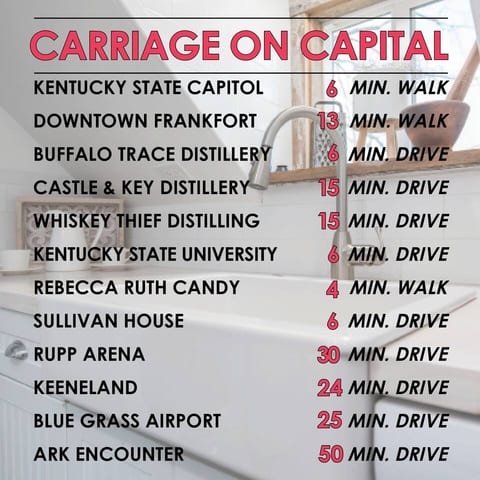 Carriage on Capital near Distilleries & Downtown