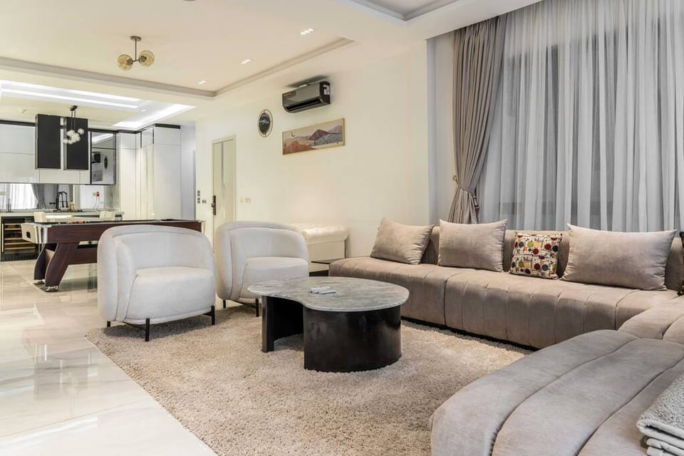 Relax in style in our elegantly designed luxury living room.