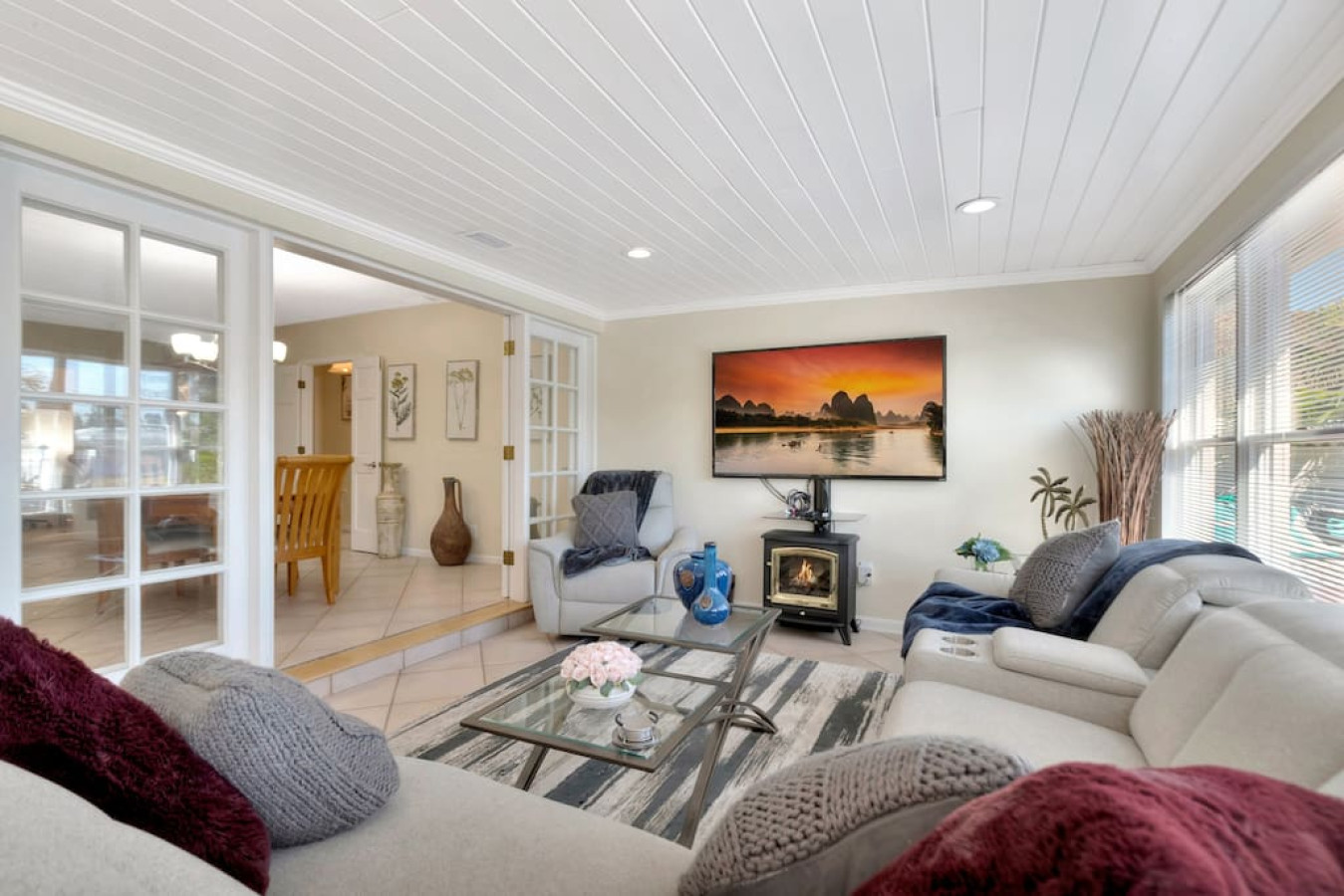 Warning: excessive relaxation may occur in this area.